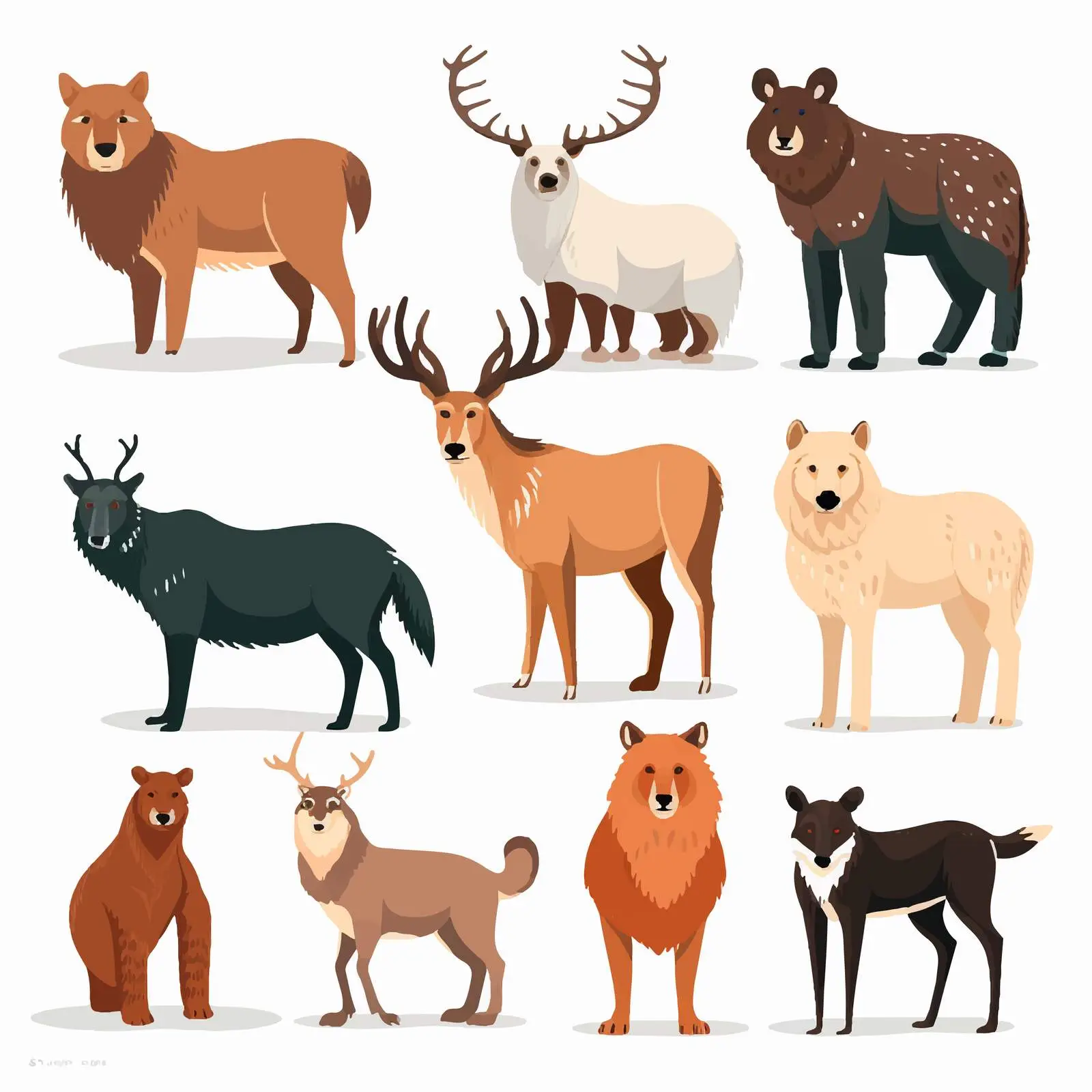 Eurasian Wildlife Vector Art Collection — free download from Dotvec