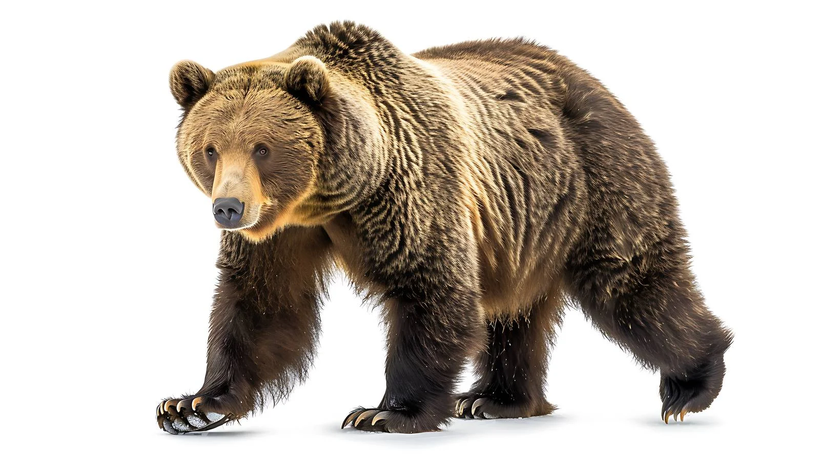 Magnificent Brown Bear Close-Up Portrait — free download from Dotvec