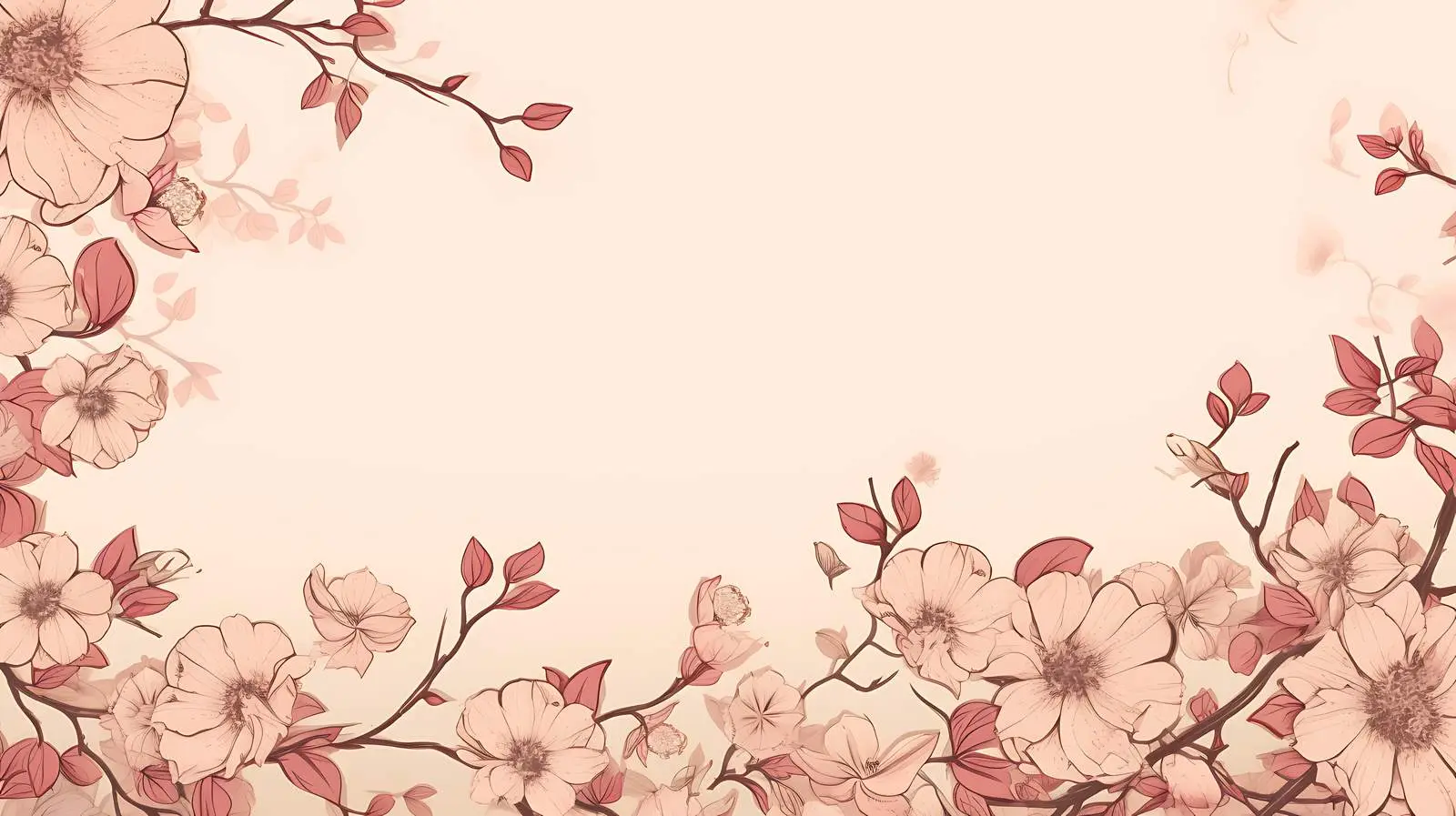 Botanical Ink Roses Illustration — free download from Dotvec