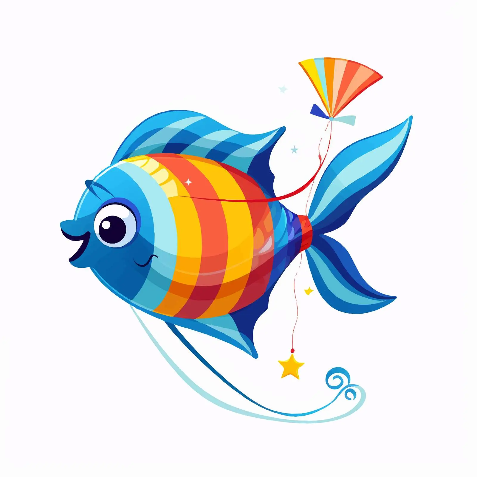 Colorful Kite Flying in the Sky – free above image from Dotvec