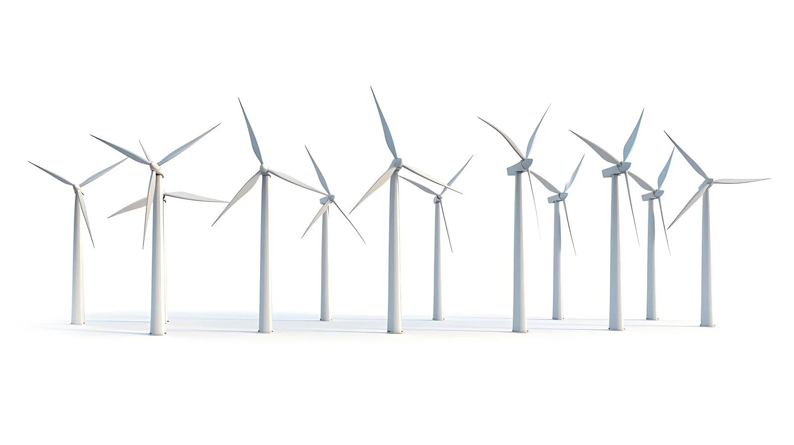 Wind Power Generation Illustration — free download from Dotvec