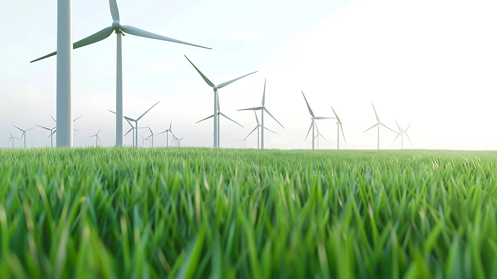 Renewable Energy Generation in Lush Landscape — free download from Dotvec