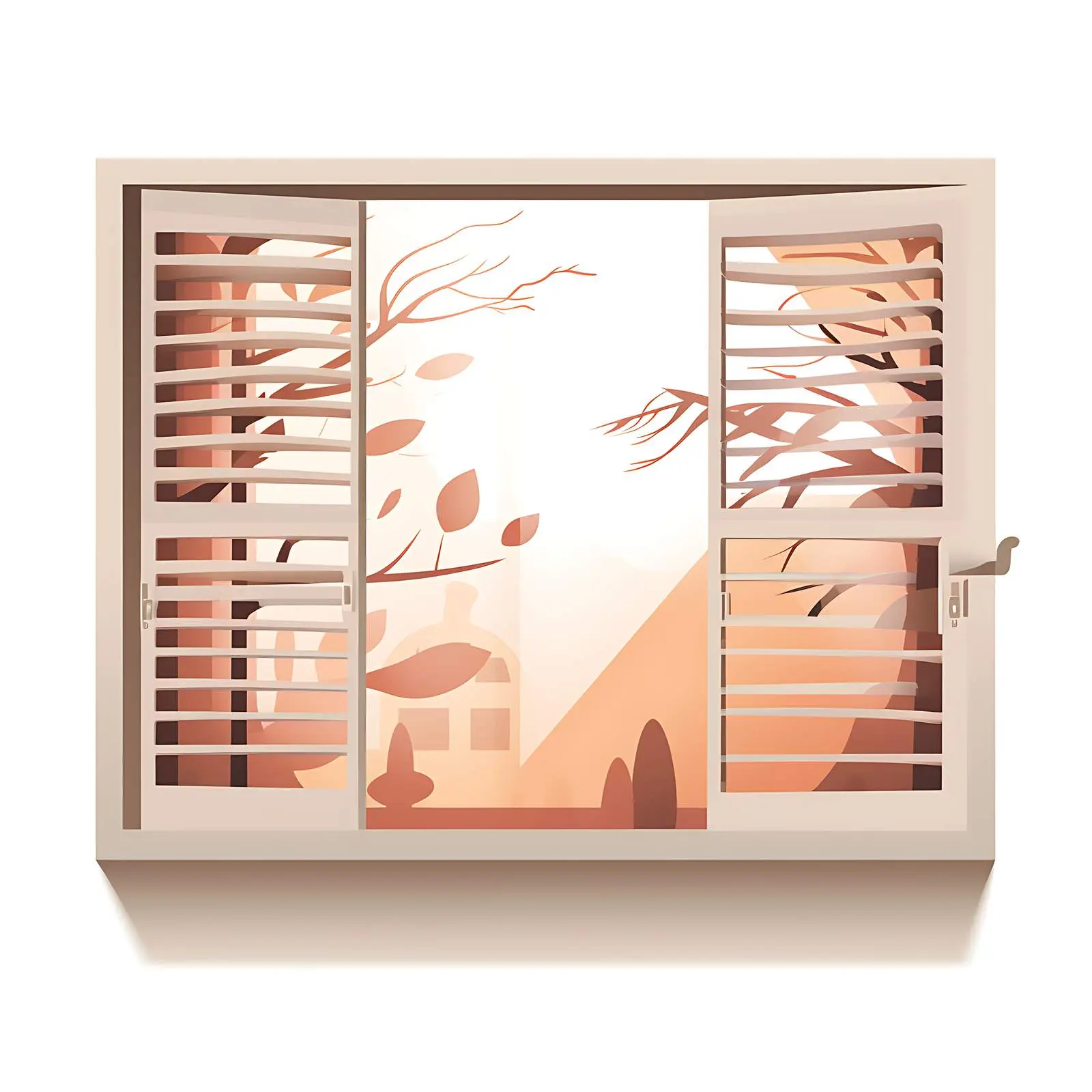 Stylish Window Shadows Photo Overlay Backdrop — free download from Dotvec