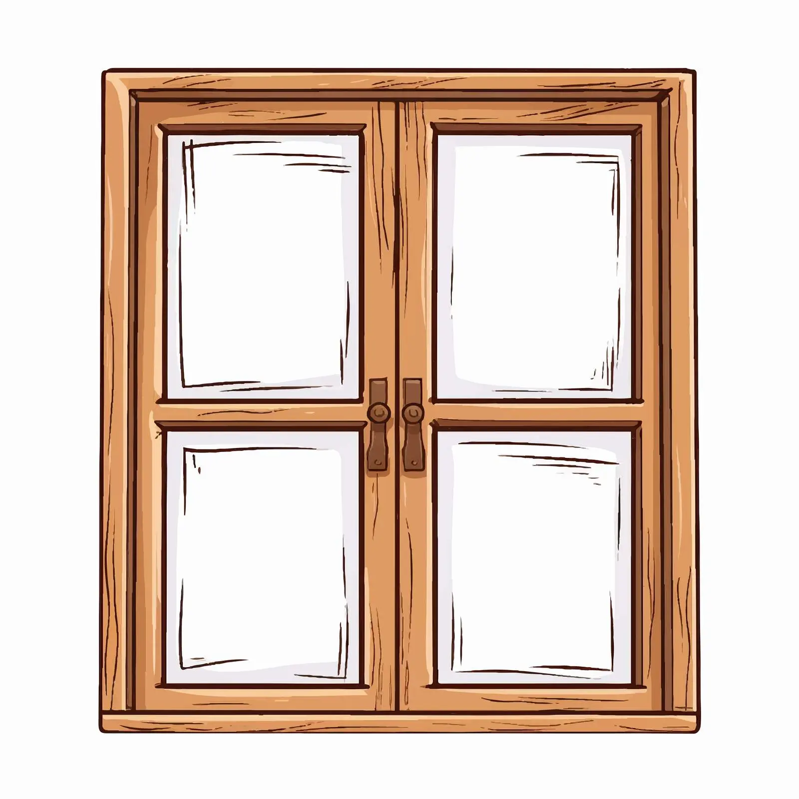 Isolated Vector Window Sketch Illustration — free download from Dotvec