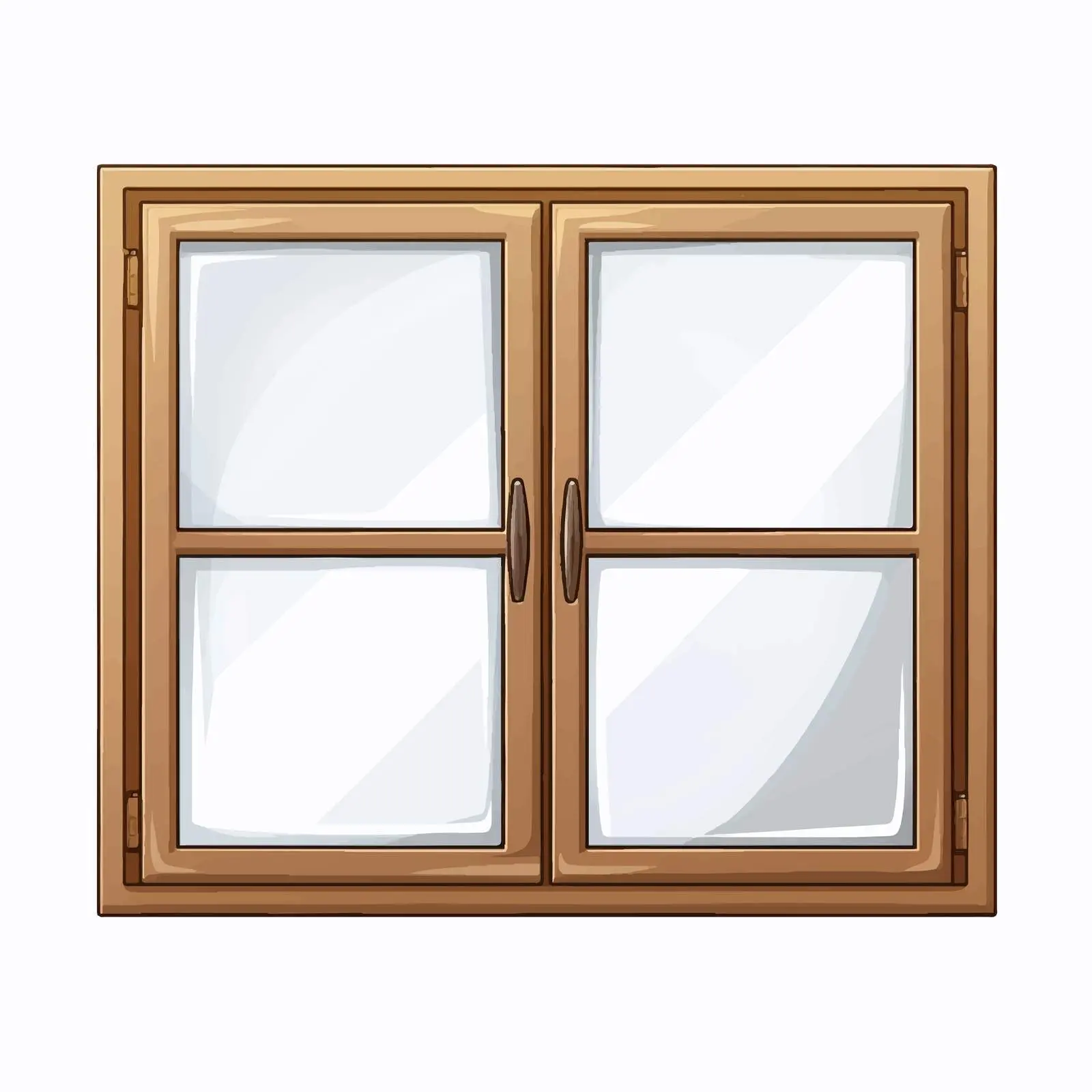 Top View Window Vector Illustration on White Background — free download from Dotvec