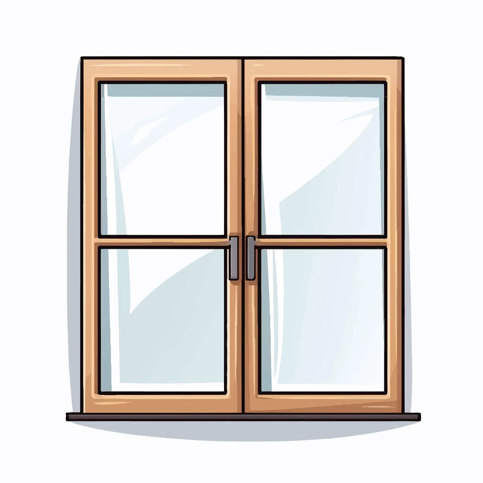Isolated Window Vector Illustration on White Background — free download from Dotvec