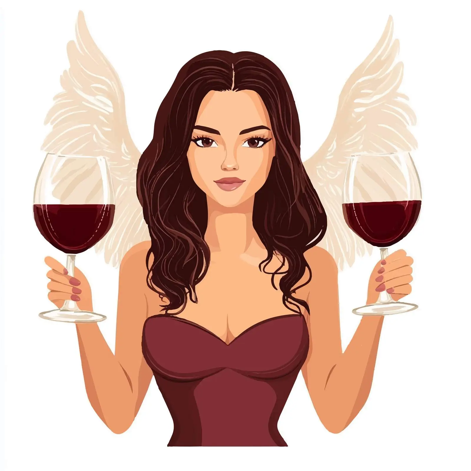 Wine Day Celebration Cheers Vector Art — free download from Dotvec