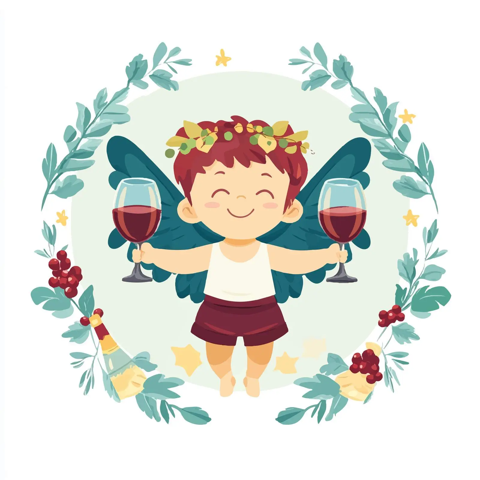 Cheers to Wine Day Celebration Vector Design — free download from Dotvec