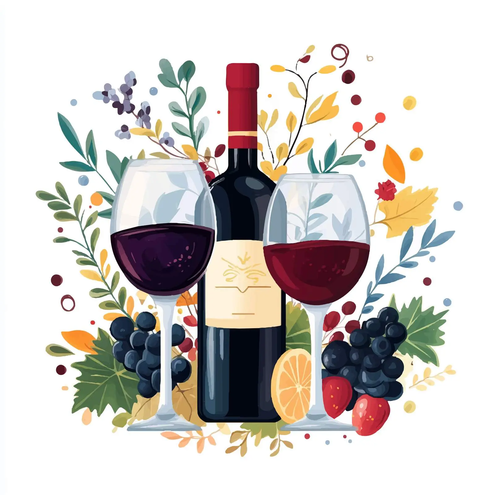 Wine Day Celebration Vector Design — free download from Dotvec