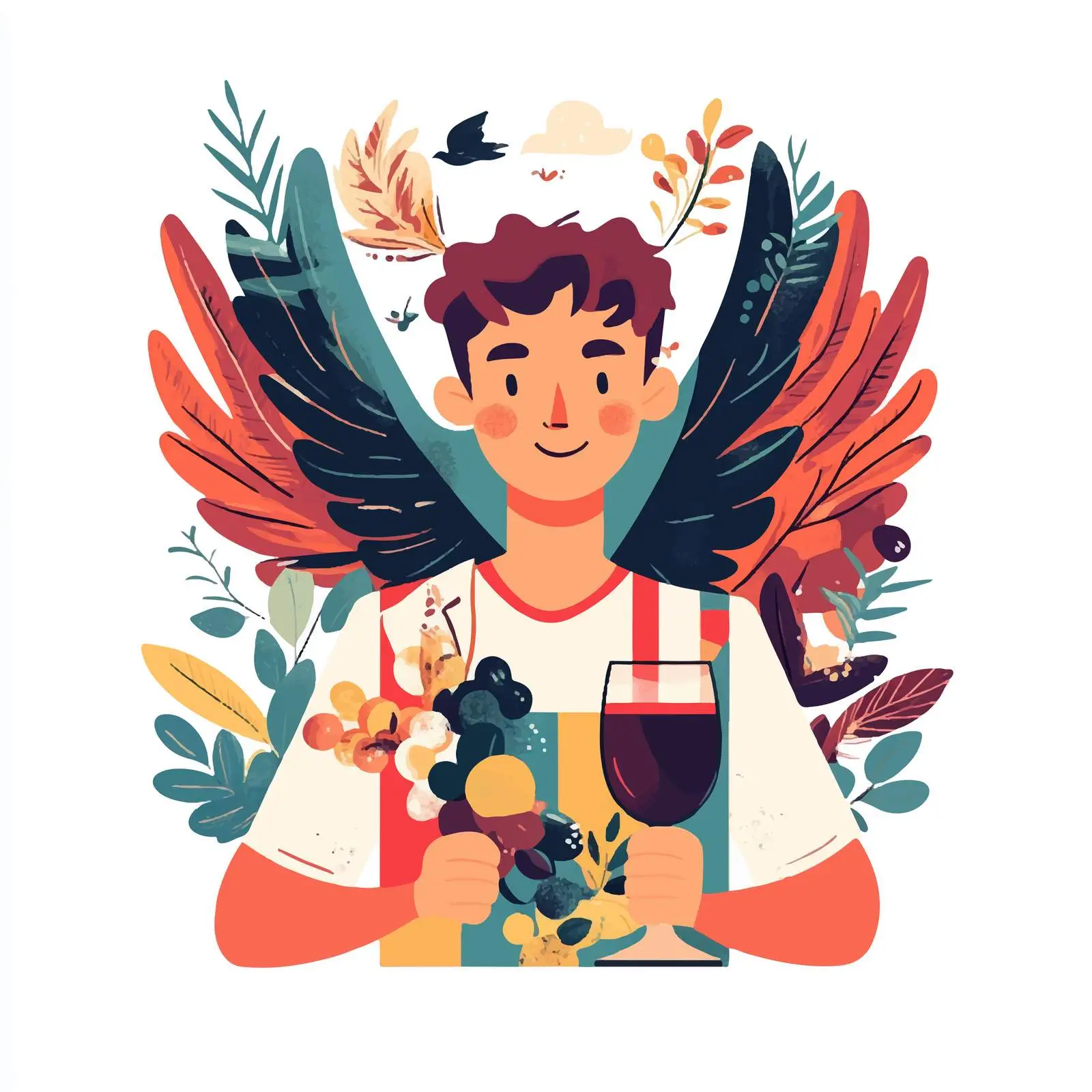 Wine Day Isolated Vector Design – free fermentation image from Dotvec