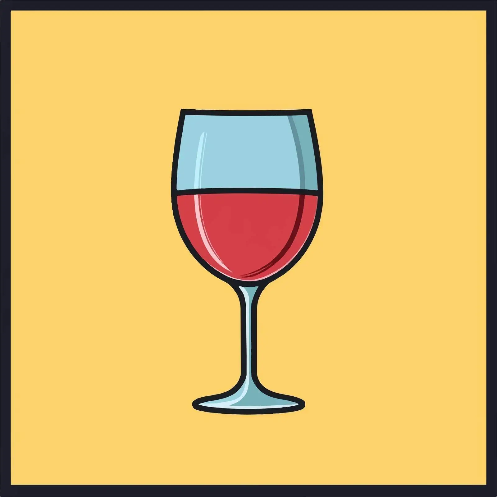 Thin Line Wine Icon Vector Design — free download from Dotvec