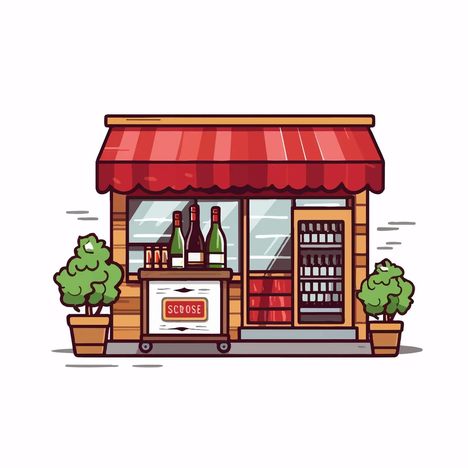 Wine Shop Icon Vector Illustration Design – free dine image from Dotvec