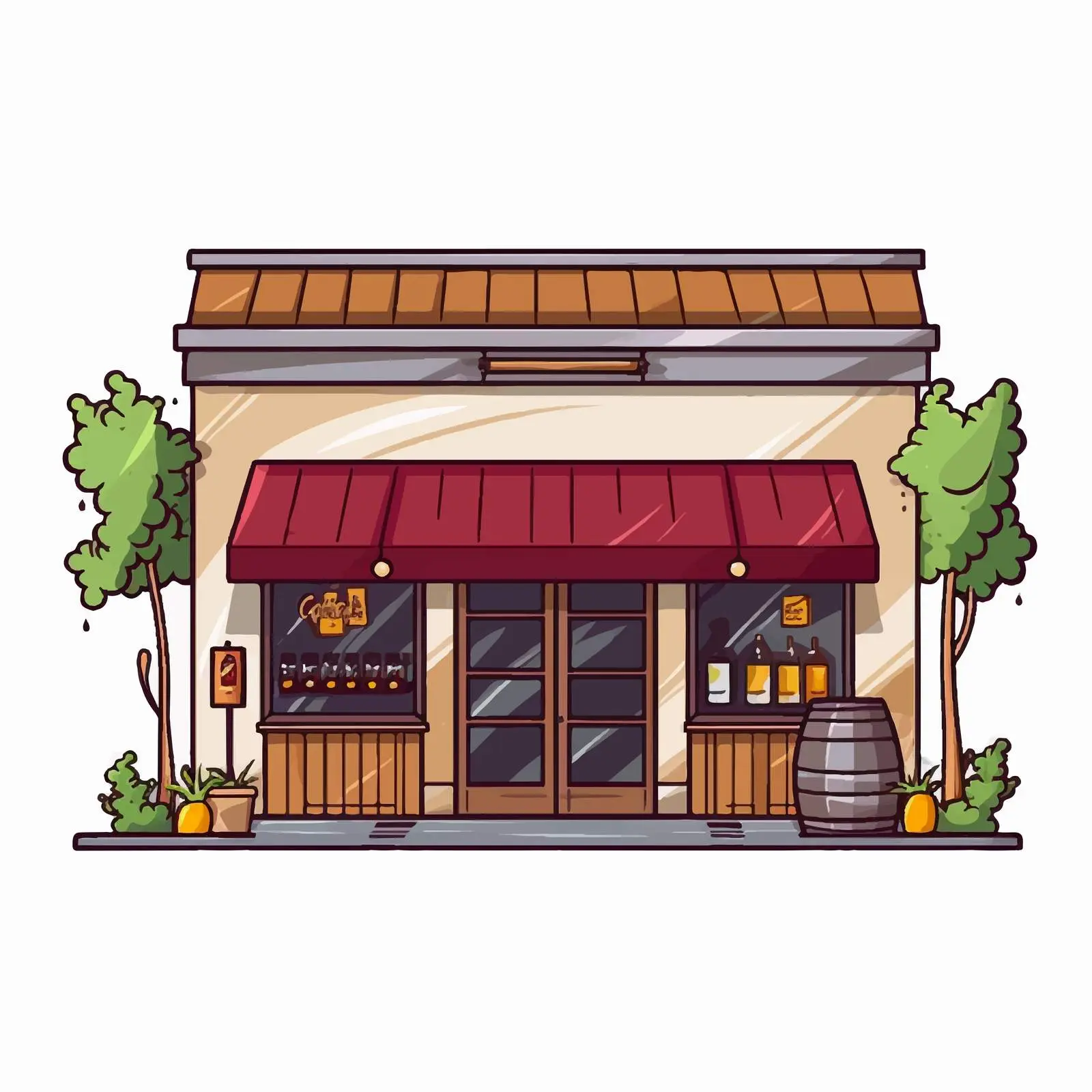 Wine Shop Icon Vector Illustration Design – free grape image from Dotvec