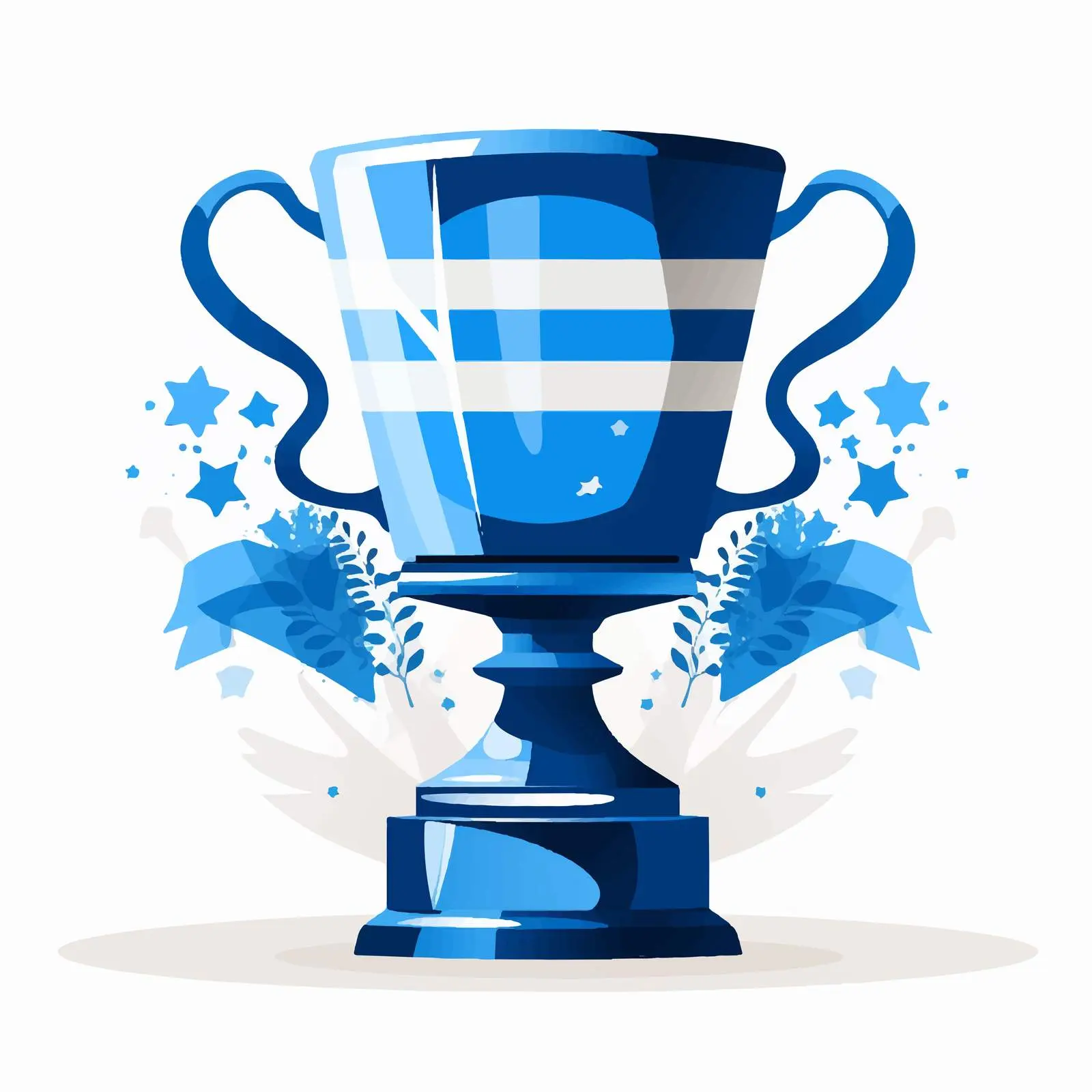 El Salvador Flag Winner Cup Silhouette Vector – free champion image from Dotvec