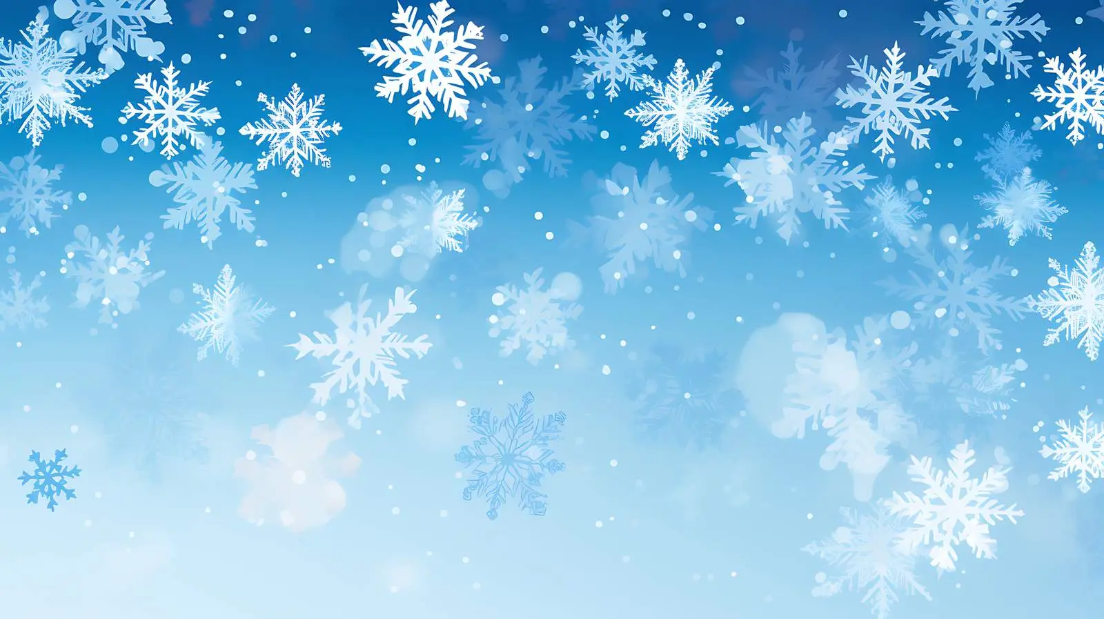 Blue Snowflakes Winter Holiday Background — free download from Dotvec