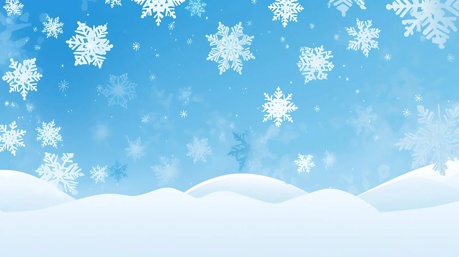 Blue Snowflakes Winter Background — free download from Dotvec