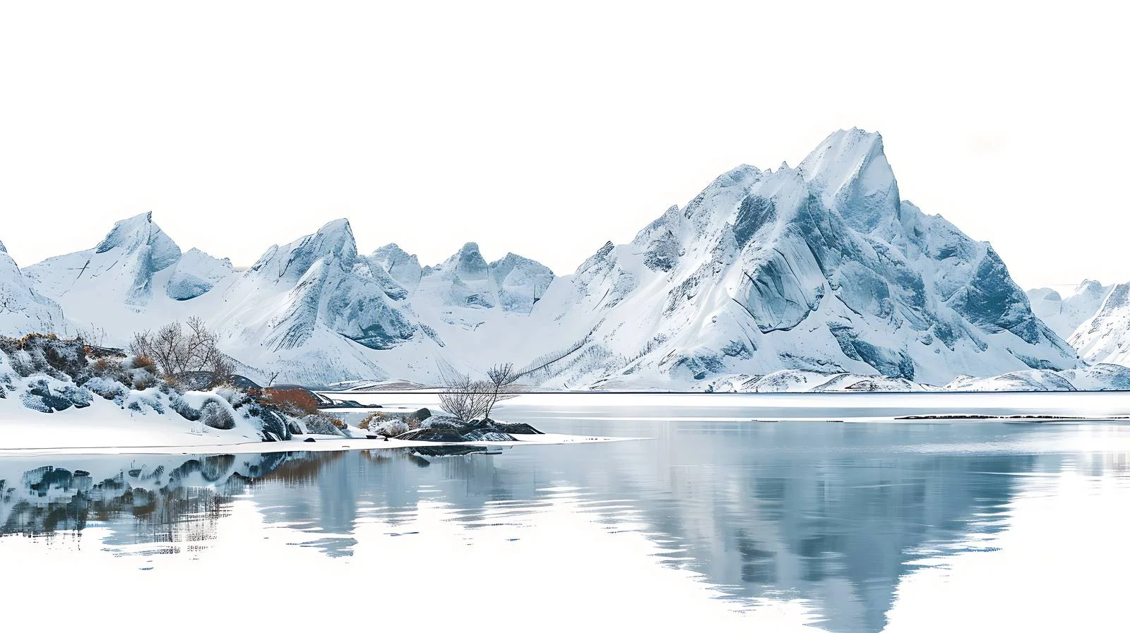 Serene Winter Scenery in Norway's Lofoten – free lofoten image from Dotvec