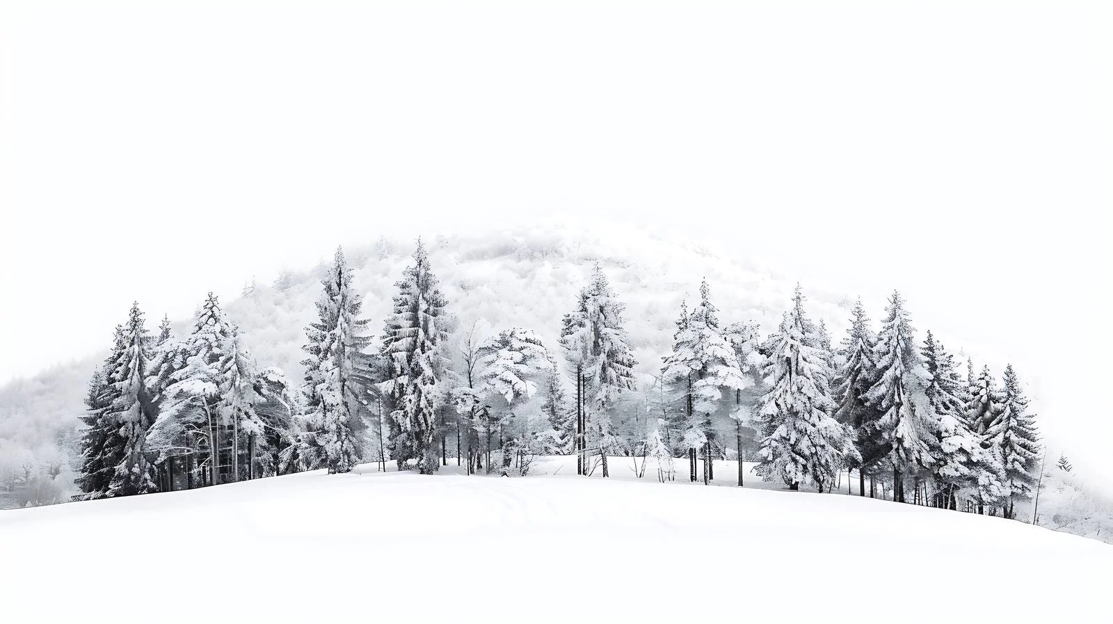 Snowy Sniezka Mountain in Poland Winter — free download from Dotvec