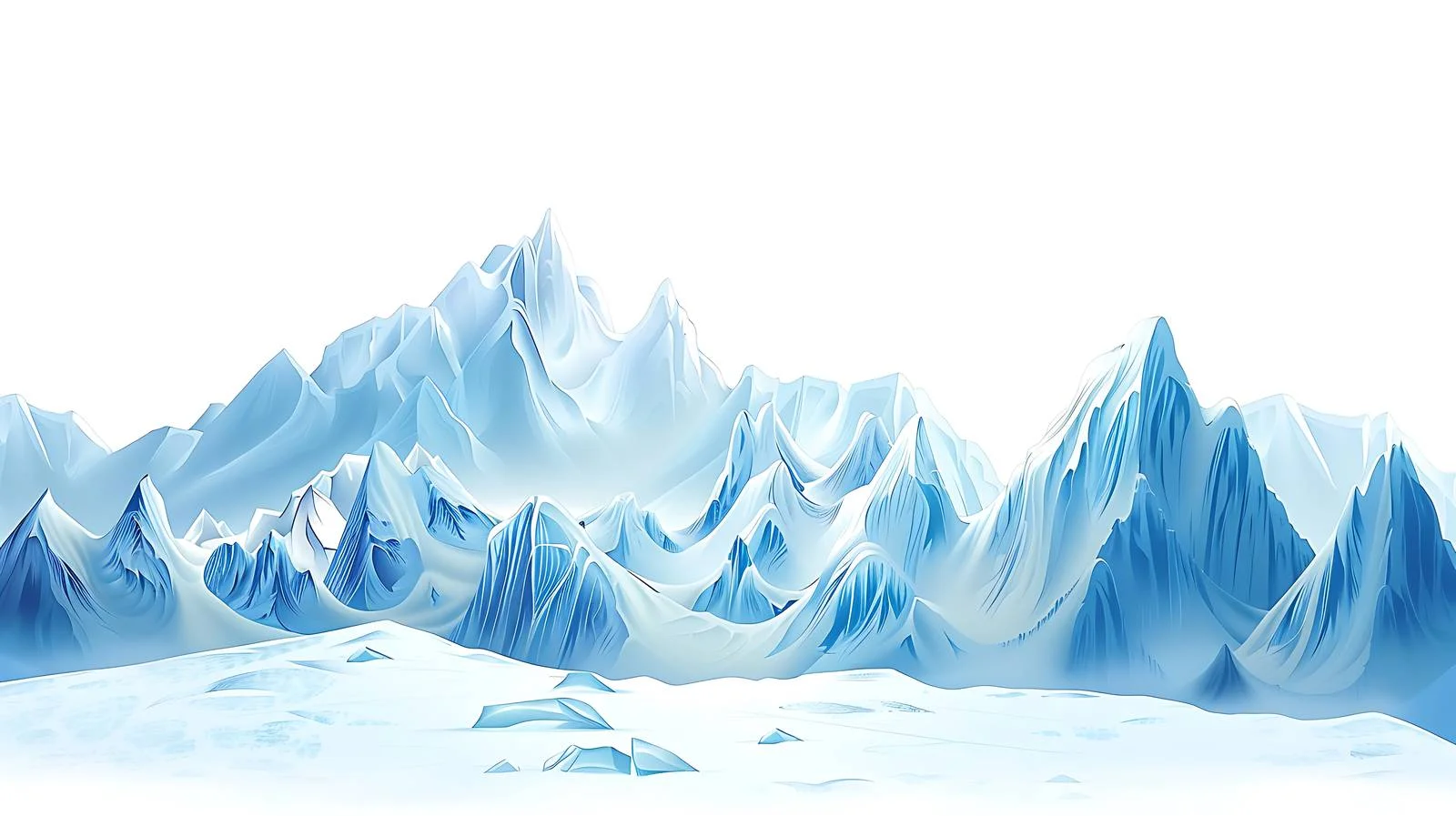 Snowy Peaks and Glacier Remoteness — free download from Dotvec