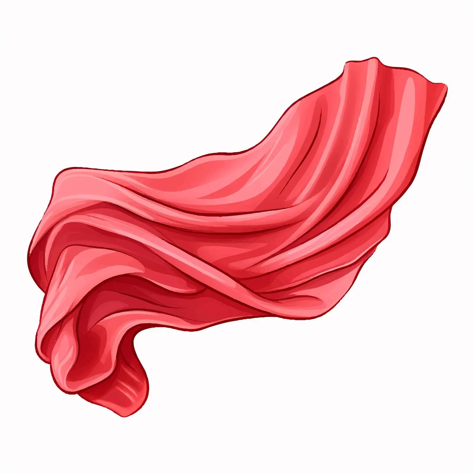 Line Vector Illustration of Wiping Cloth — free download from Dotvec