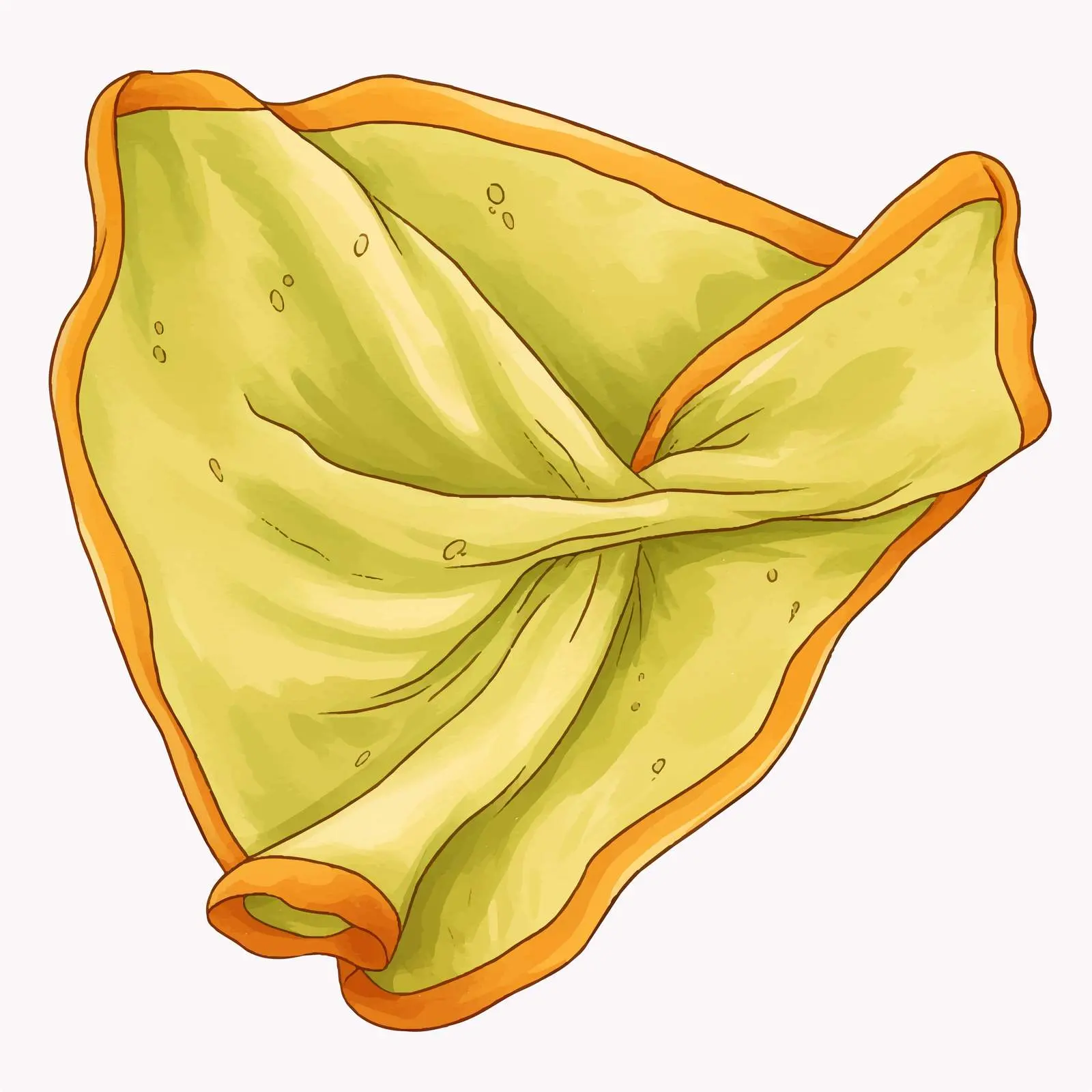 Wiping Cloth Vector Illustration on White Background — free download from Dotvec