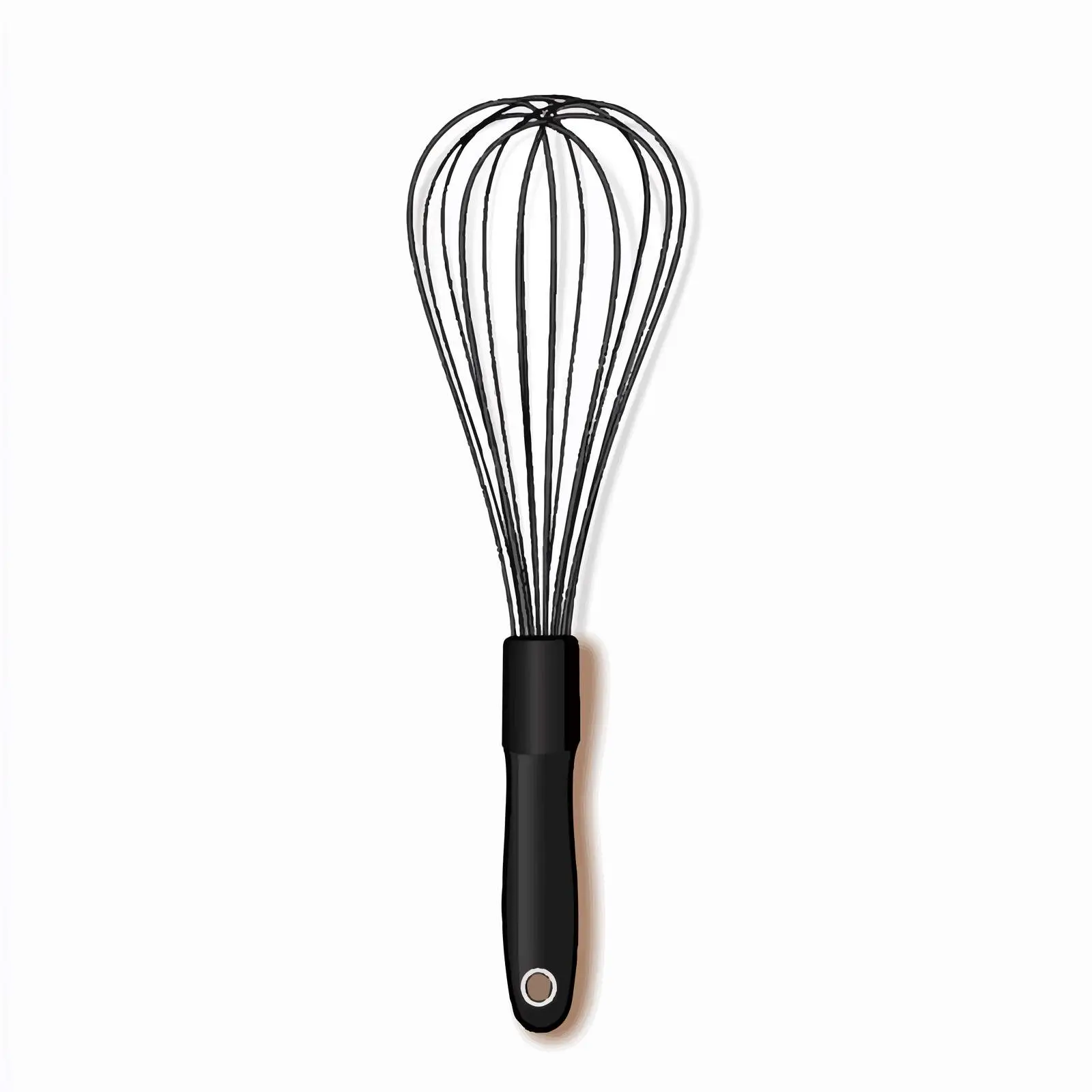 Flat Vector Wire Whisk on White Background — free download from Dotvec