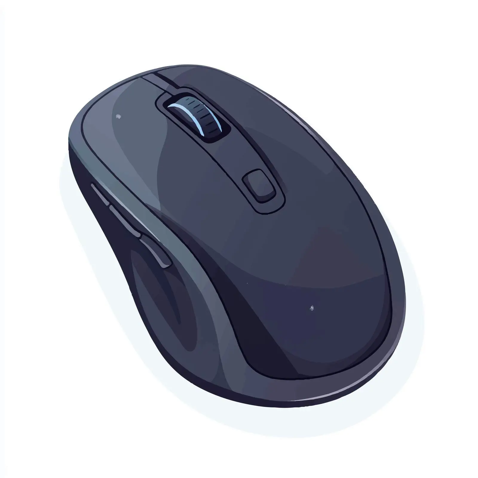 Modern Wireless Computer Mouse with Scroll Wheel – free media control image from Dotvec