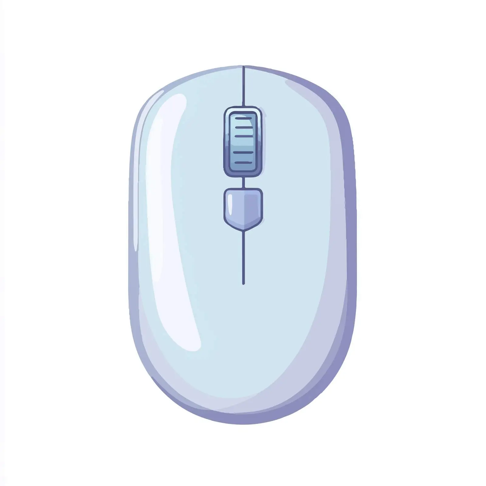 Modern Wireless Computer Mouse with Scroll Wheel – free receive image from Dotvec