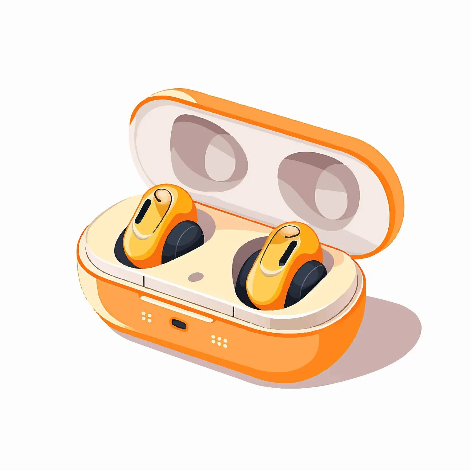 Wireless Earphones and Cordless Earbuds in Box — free download from Dotvec