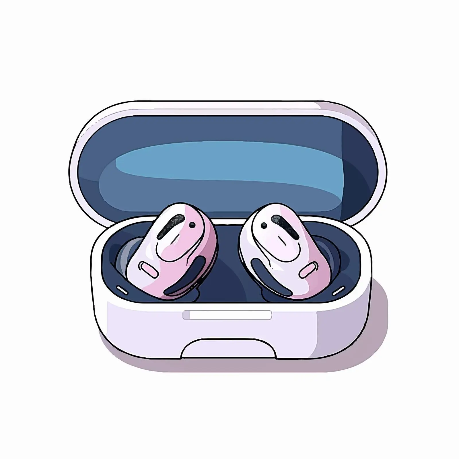 Wireless Earphones with Charging Case Design – free noise image from Dotvec