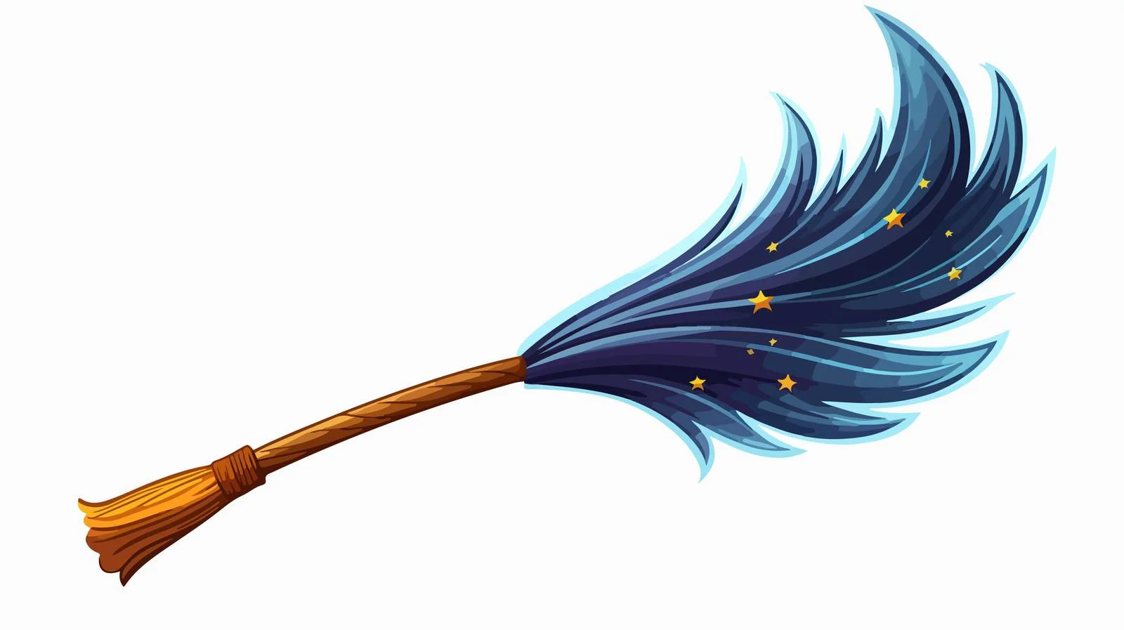 Witch's Flying Broomstick — free download from Dotvec