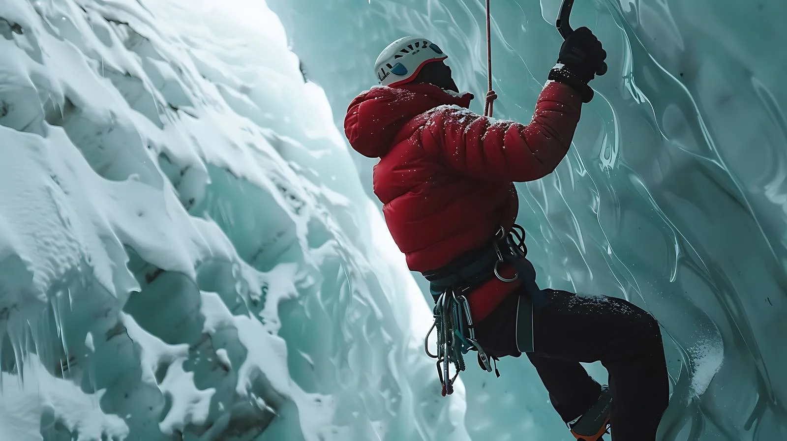 Exploring Glacier Cave on Slheimajokull — free download from Dotvec