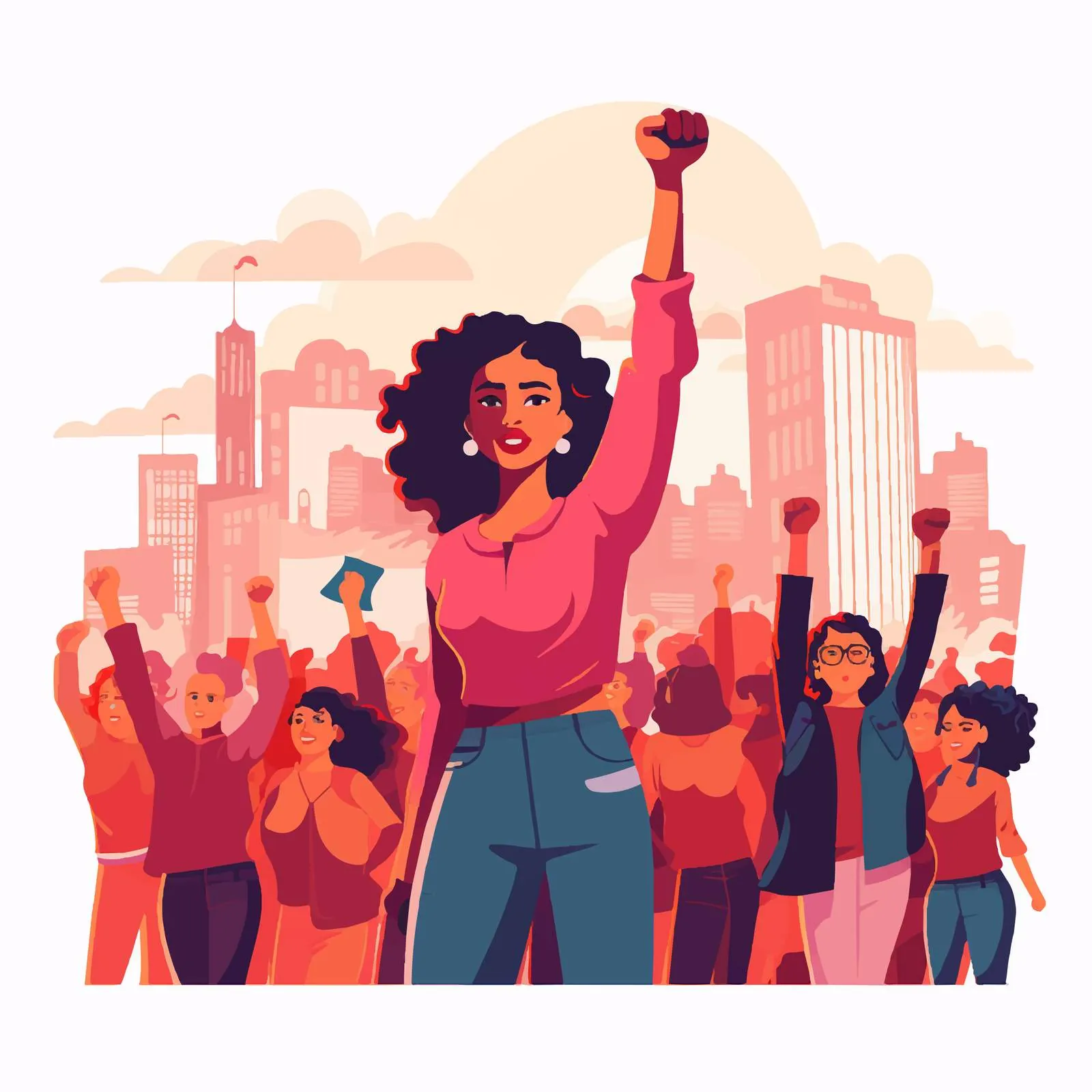 Women Activists Protesting for Equality – free march image from Dotvec