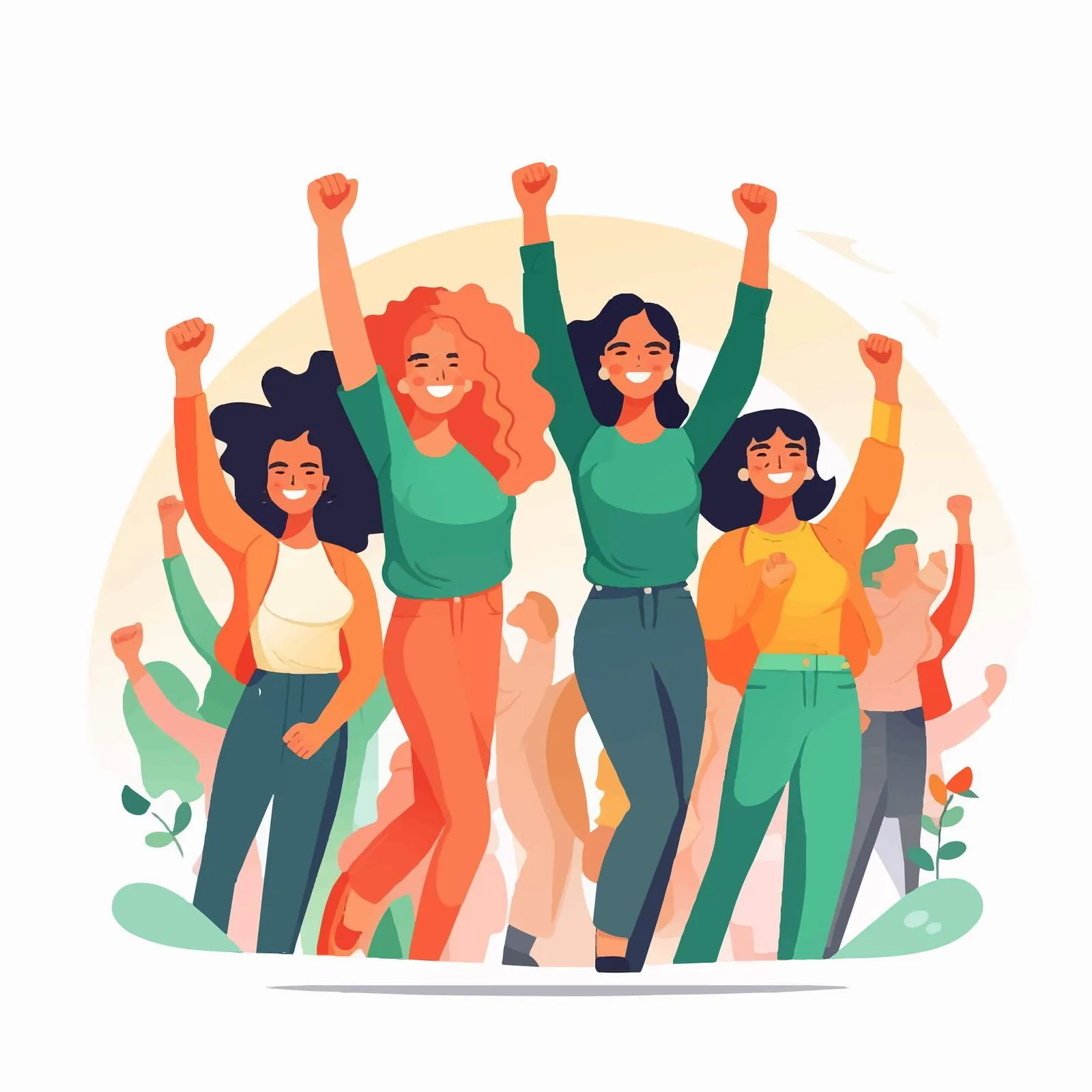 Women Activists at Protest Demonstration — free download from Dotvec