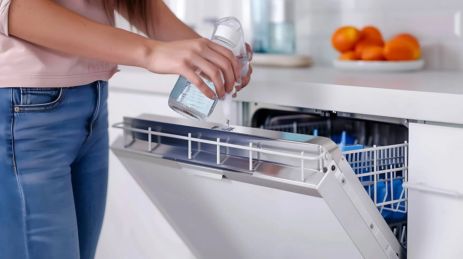 Adding Detergent to Dishwasher Drawer — free download from Dotvec