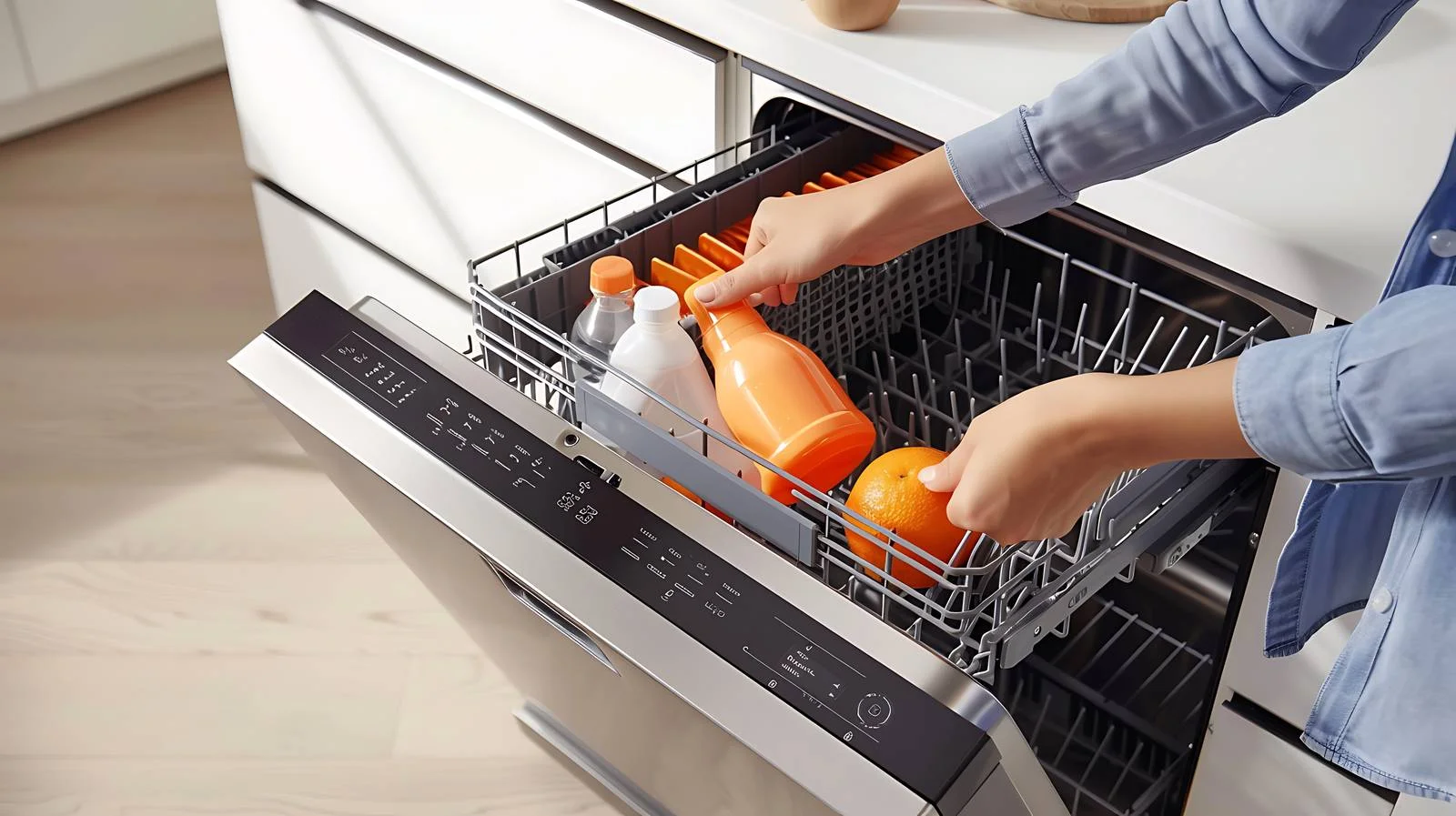 Adding Detergent to Dishwasher — free download from Dotvec