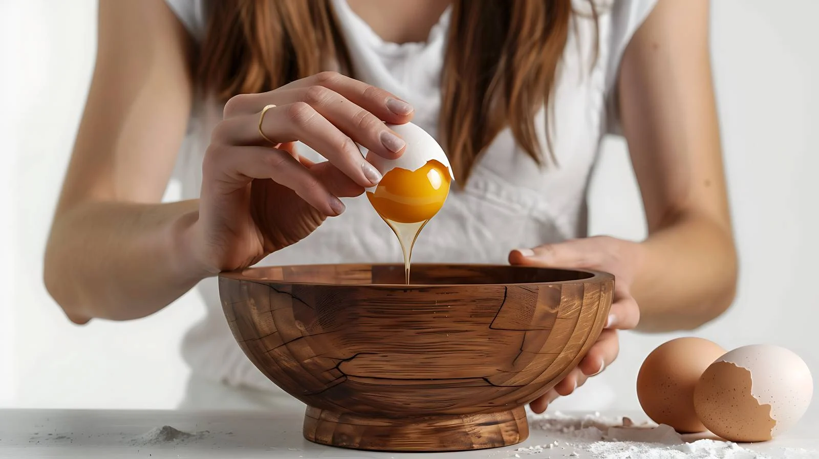 Cooking Preparation with Egg and Bowl — free download from Dotvec