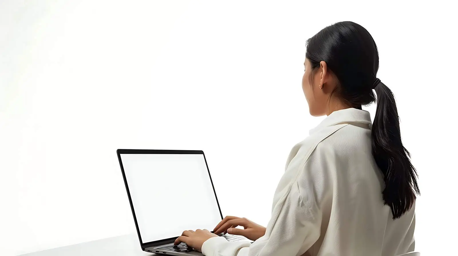 Businesswoman Shopping Online with Laptop — free download from Dotvec