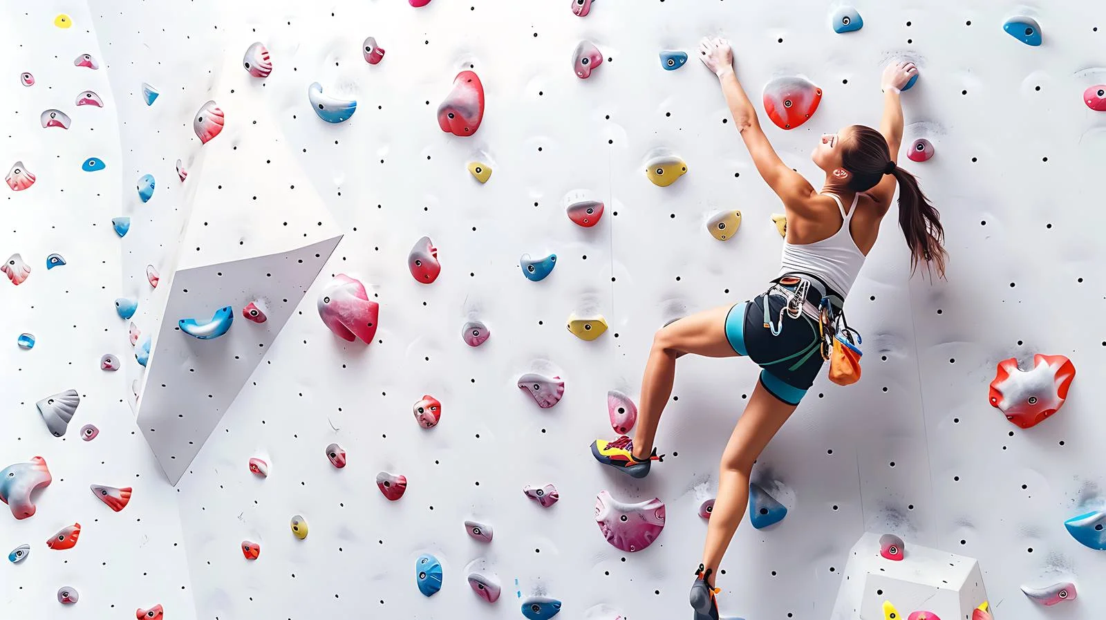 Wall Climbing in Isolated Gym Environment — free download from Dotvec