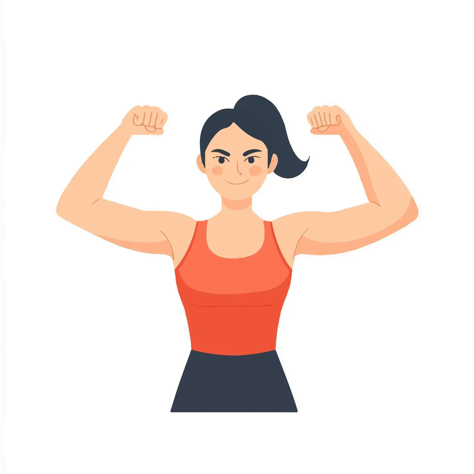 Biceps Stretch Exercise Vector Illustration — free download from Dotvec