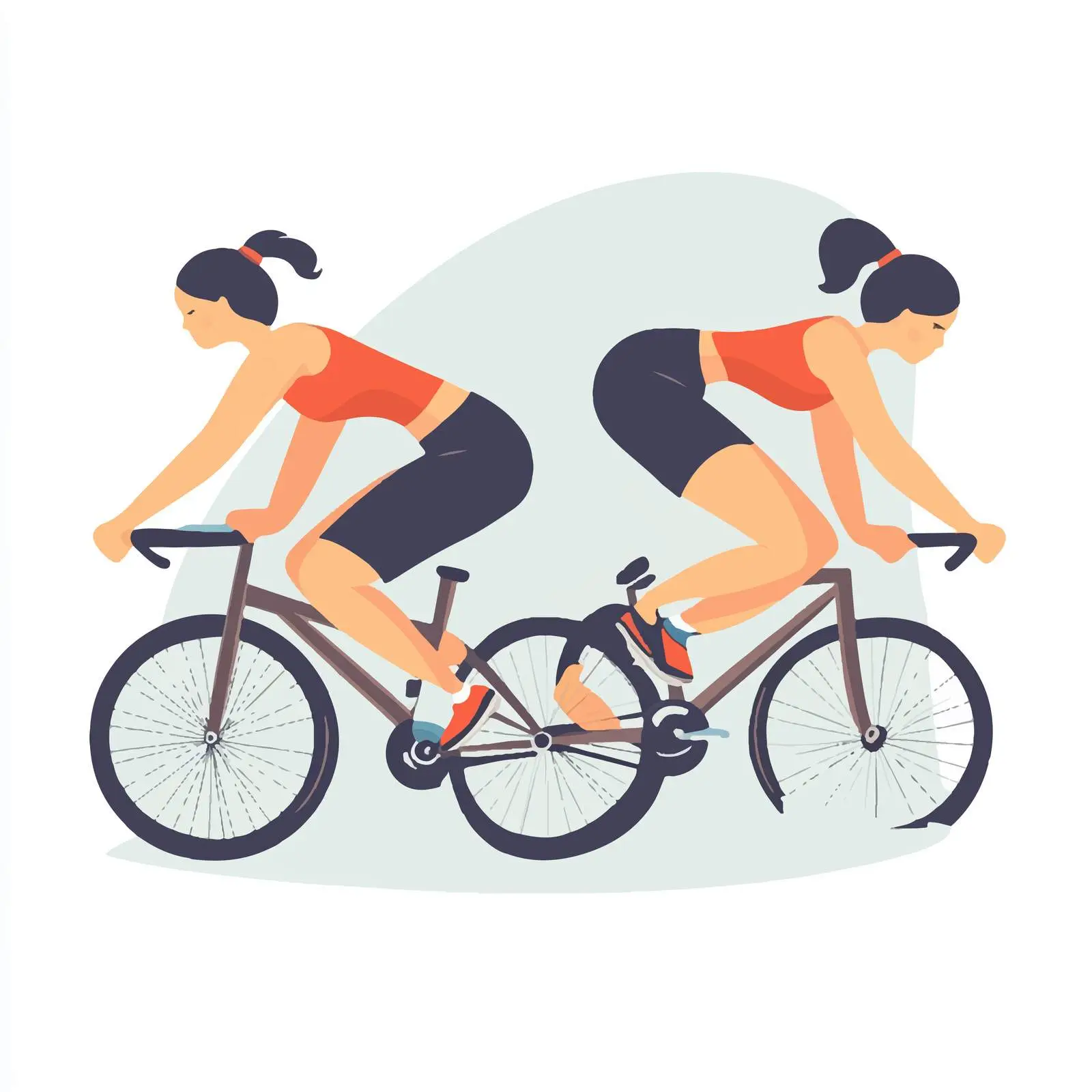 Woman Performing Cross Body Crunch Exercises — free download from Dotvec