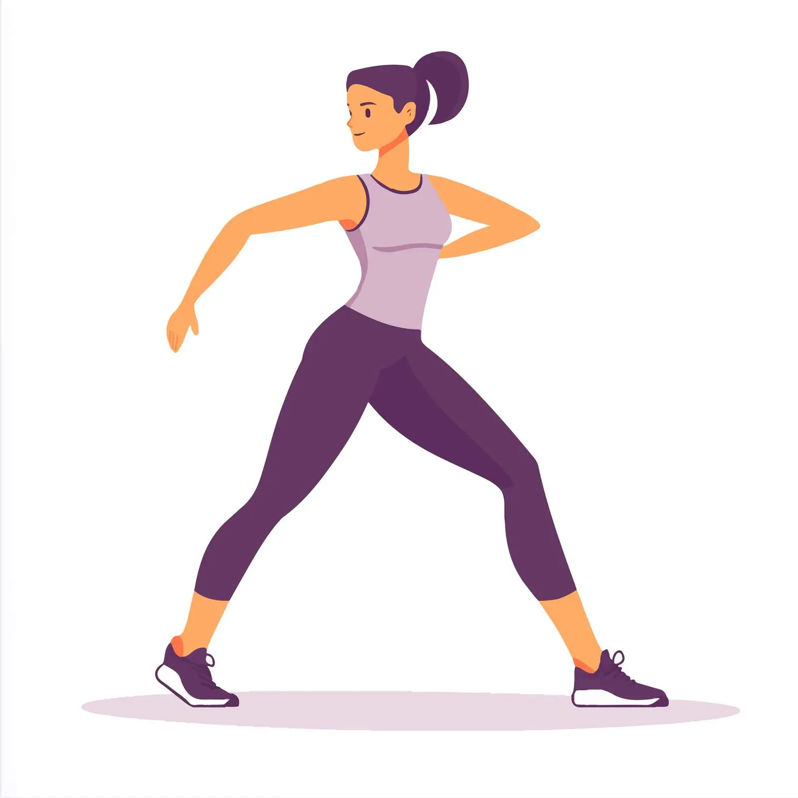 Woman Performing Bodyweight Calf Raises Exercise – free calf image from Dotvec