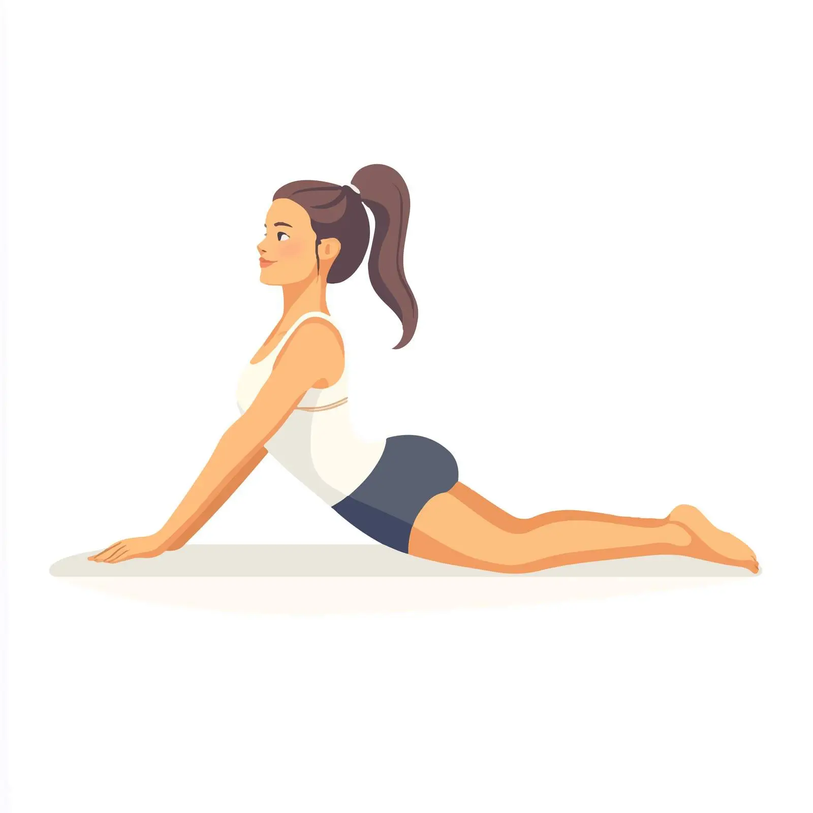 Woman Performing Heel Slides and Knee Bends Exercise — free download from Dotvec