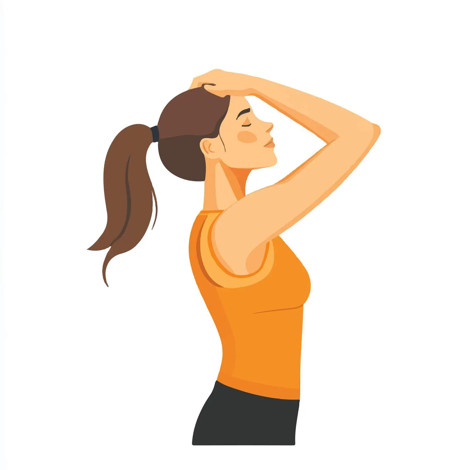 Neck Stretch Exercise for Relaxation — free download from Dotvec