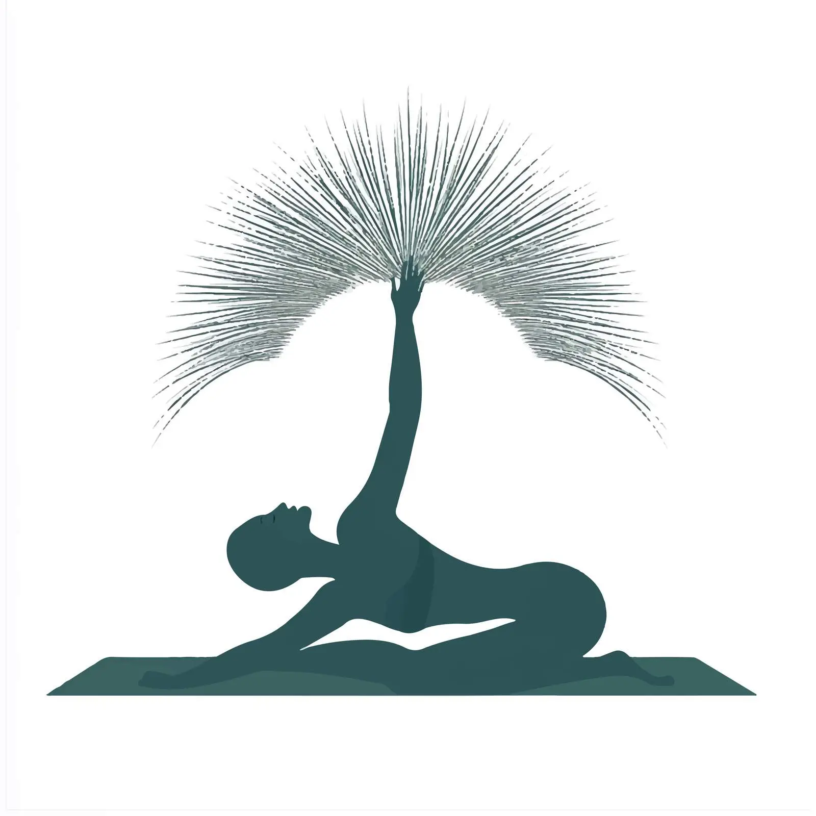 Woman Practicing Peacock Pose Yoga Exercise – free breath control image from Dotvec
