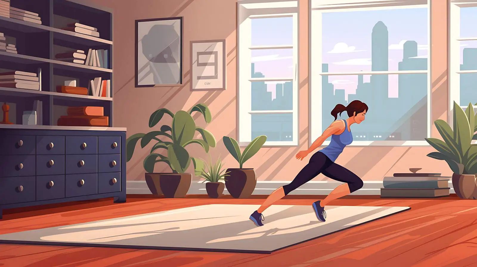 Home Fitness Routine — free download from Dotvec