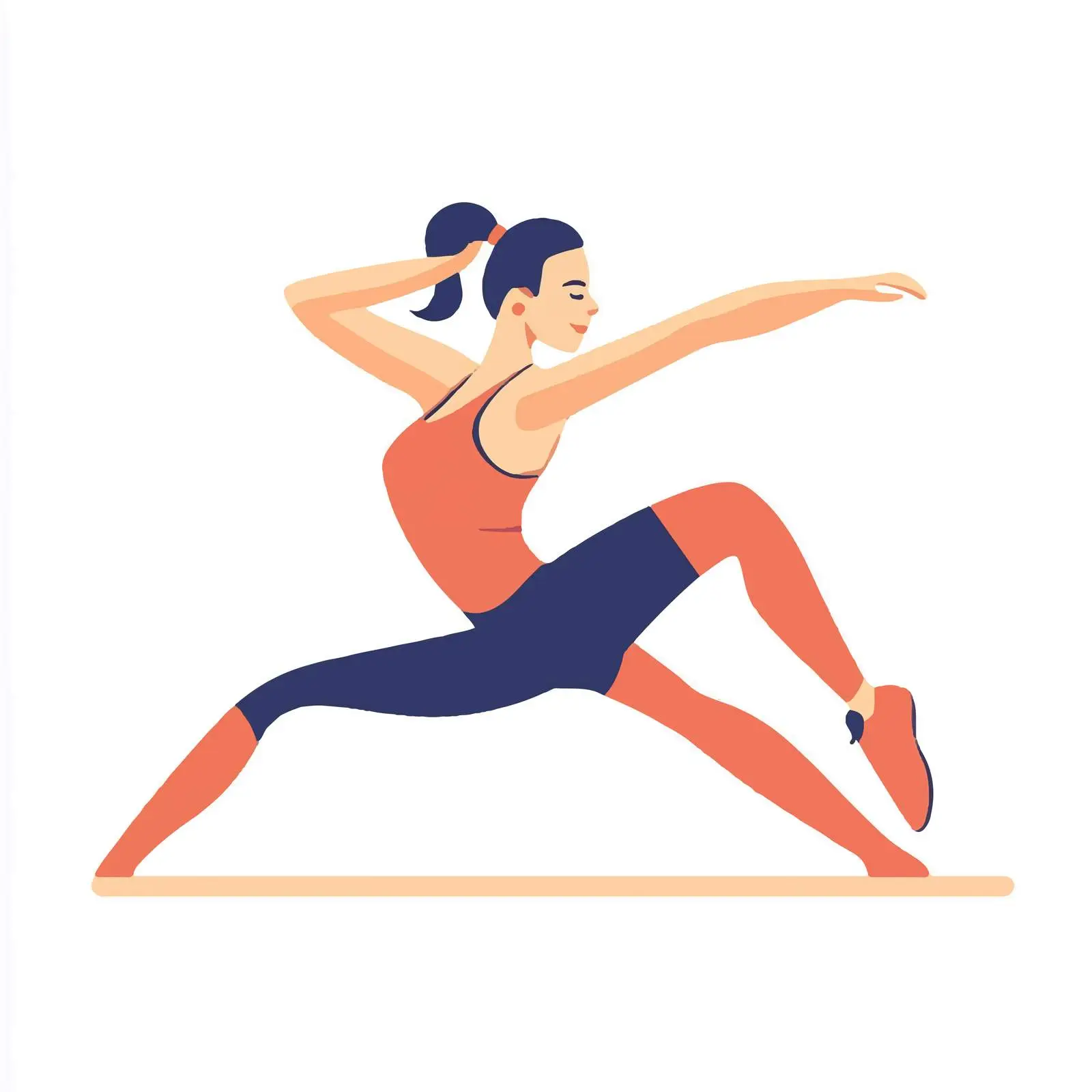 Woman Performing Russian Twists Exercise Vector Art — free download from Dotvec