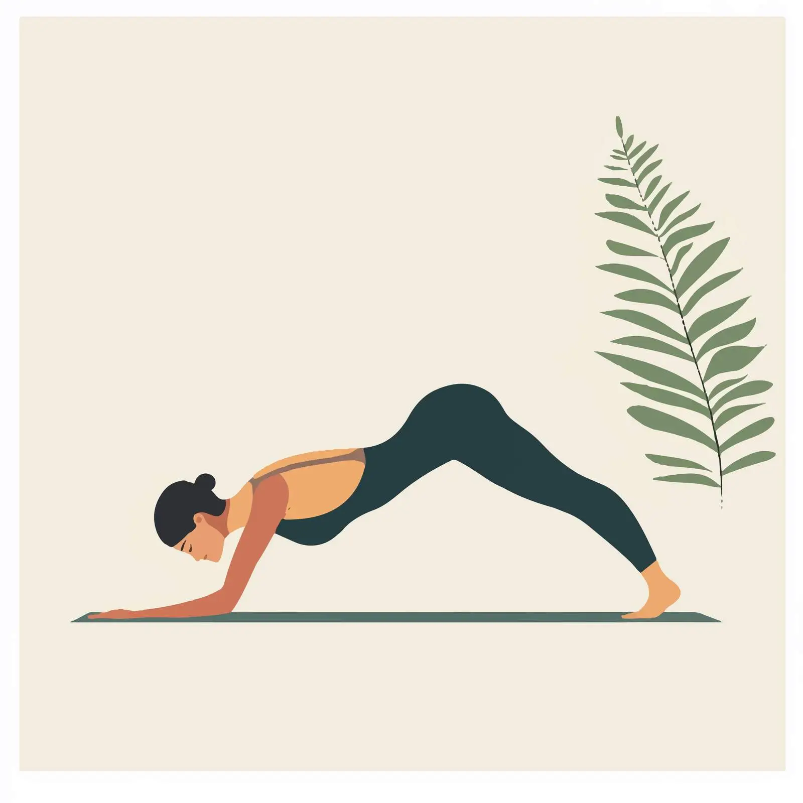 Woman Practicing Table Top Yoga Pose — free download from Dotvec
