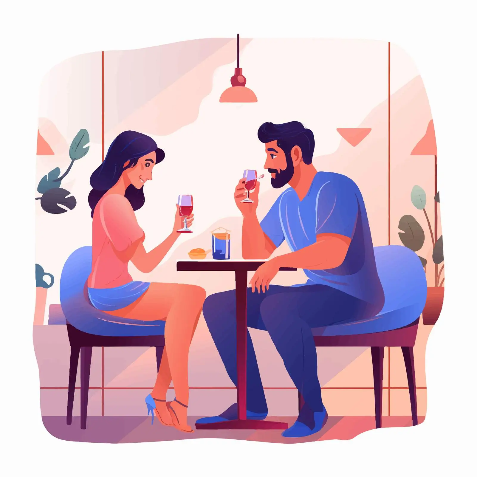 Woman Enjoying Cocktail at Bar with Phone – free friends gather image from Dotvec