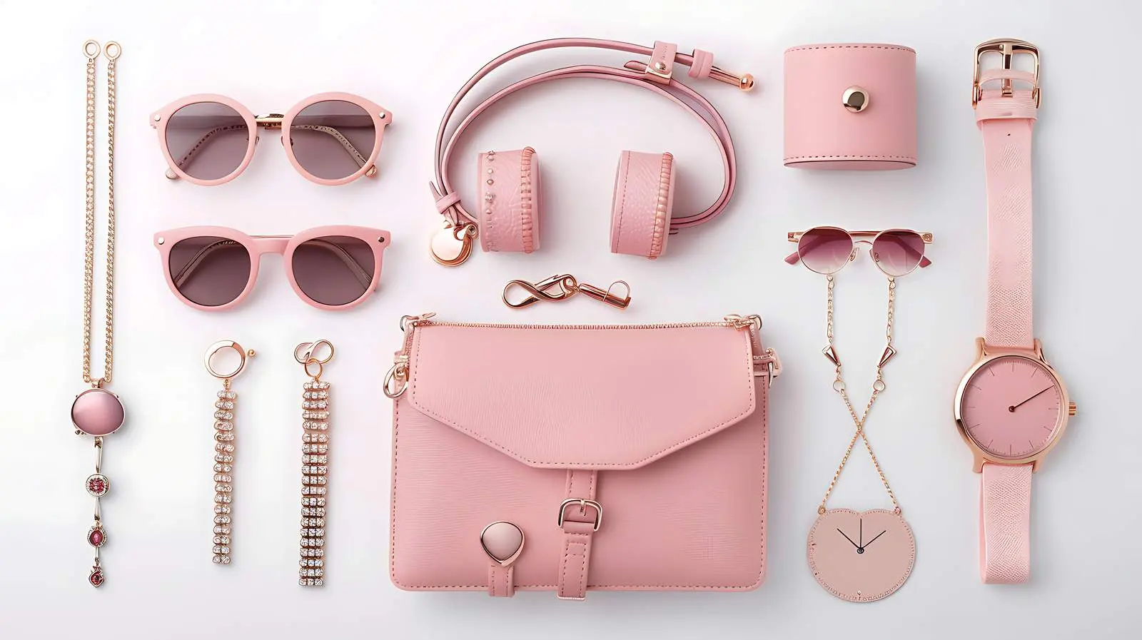 Trendy Women's Fashion Accessories Set with Purse – free watch image from Dotvec